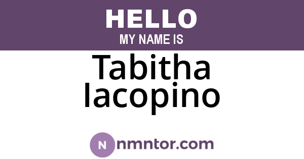Tabitha Iacopino