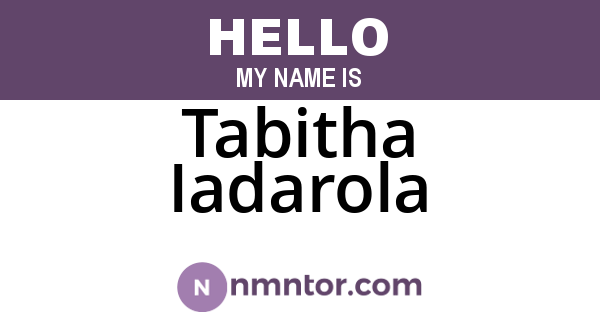 Tabitha Iadarola
