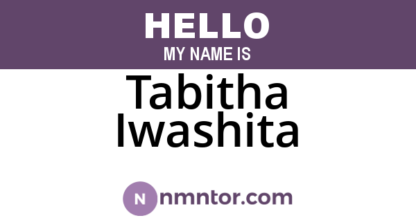 Tabitha Iwashita