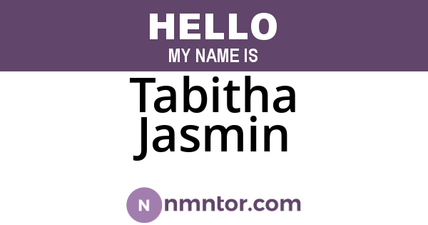 Tabitha Jasmin