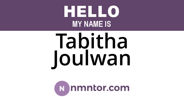 Tabitha Joulwan