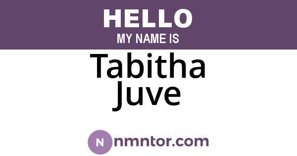 Tabitha Juve