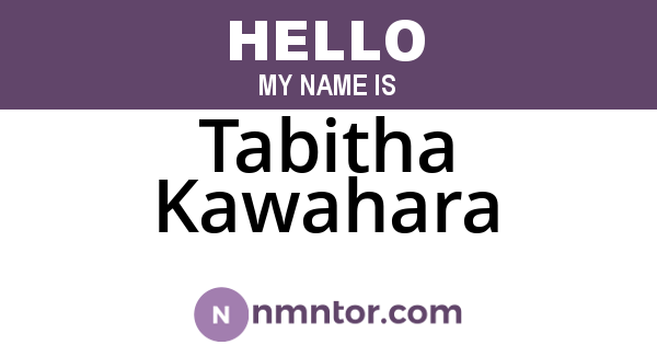 Tabitha Kawahara