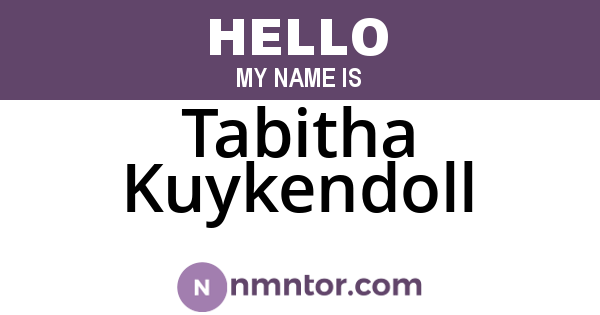 Tabitha Kuykendoll