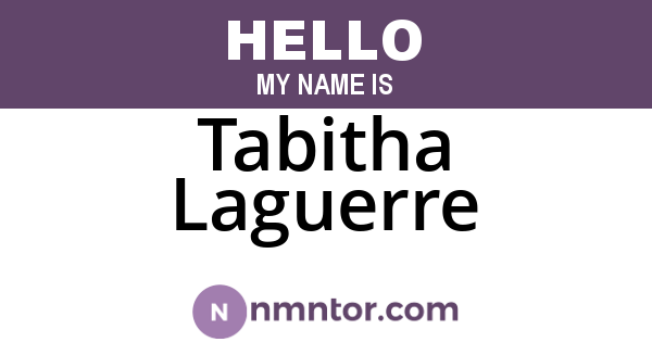 Tabitha Laguerre