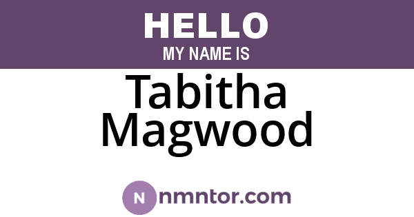 Tabitha Magwood