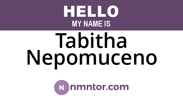 Tabitha Nepomuceno