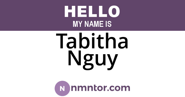 Tabitha Nguy