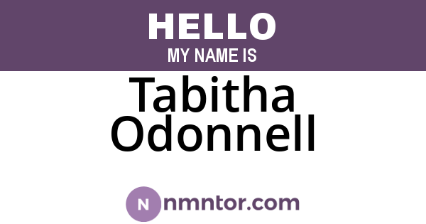 Tabitha Odonnell