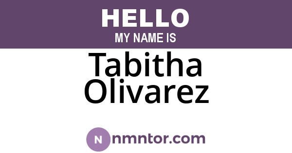 Tabitha Olivarez