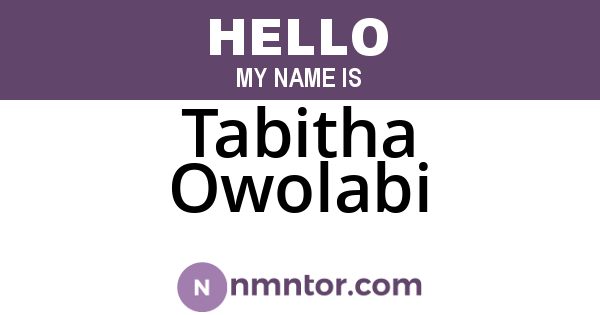 Tabitha Owolabi