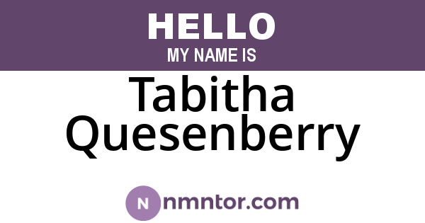 Tabitha Quesenberry