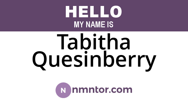 Tabitha Quesinberry