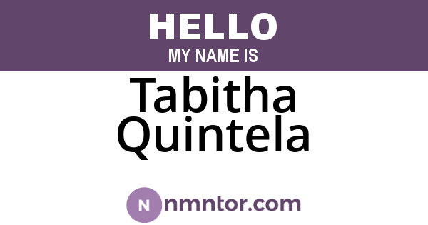 Tabitha Quintela