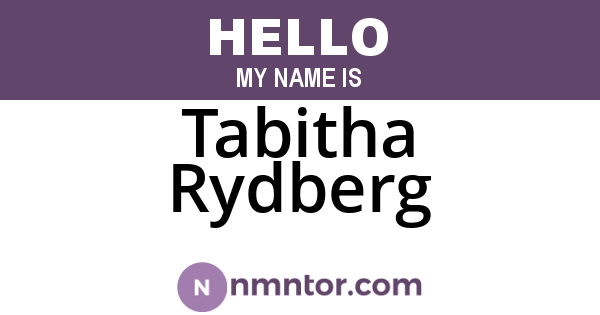 Tabitha Rydberg