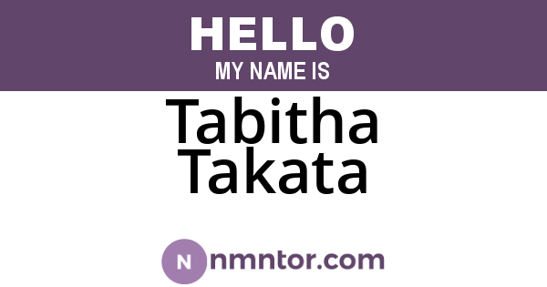 Tabitha Takata