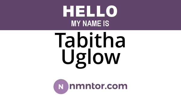 Tabitha Uglow