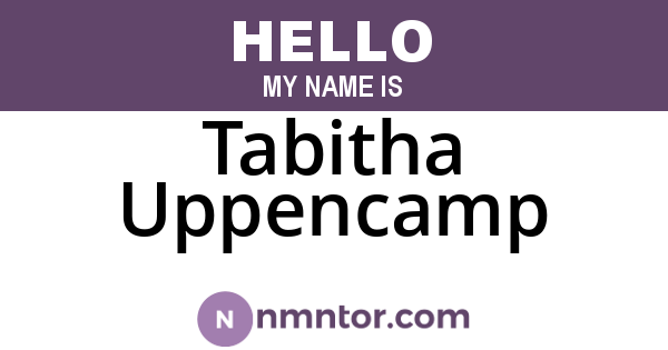 Tabitha Uppencamp