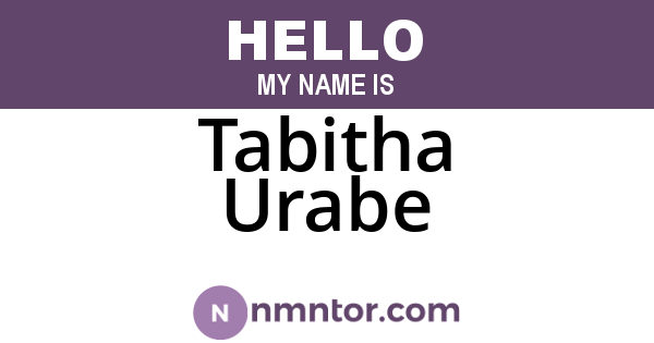 Tabitha Urabe