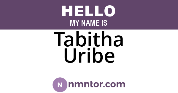 Tabitha Uribe
