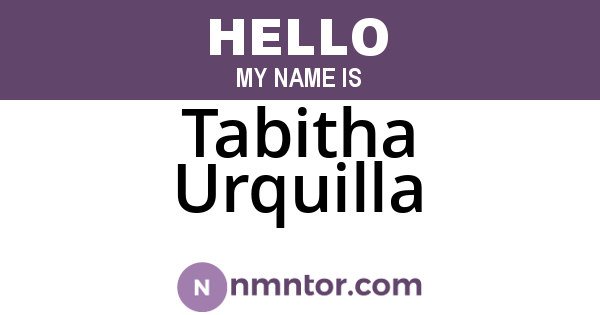Tabitha Urquilla