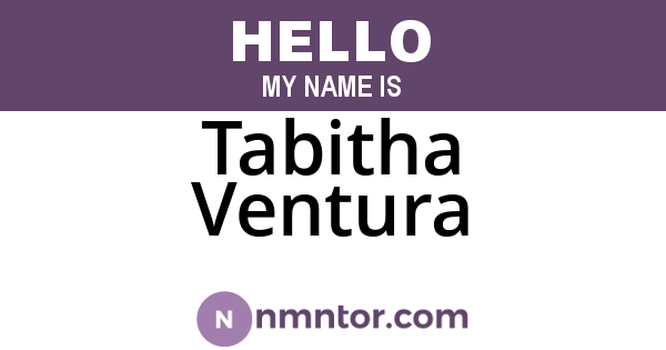 Tabitha Ventura