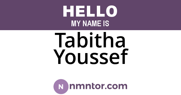 Tabitha Youssef