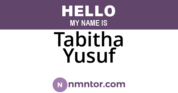 Tabitha Yusuf