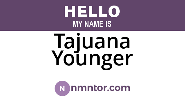 Tajuana Younger