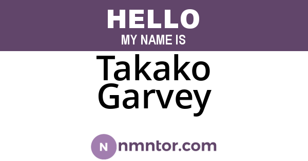 Takako Garvey
