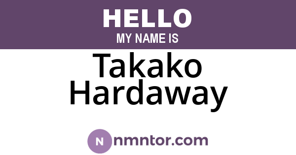 Takako Hardaway