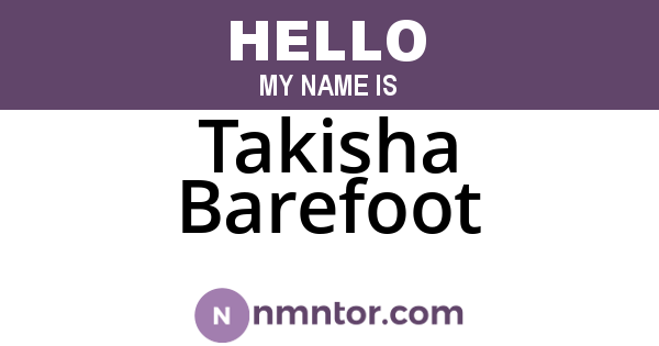 Takisha Barefoot