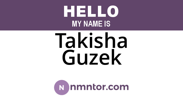 Takisha Guzek