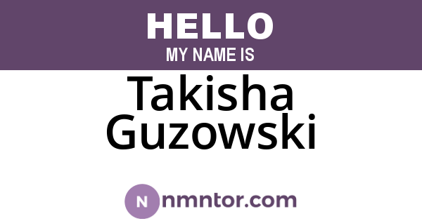 Takisha Guzowski