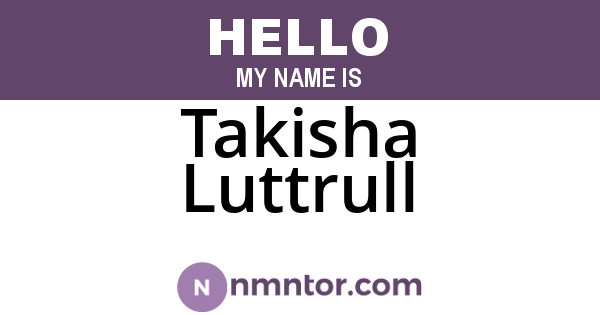 Takisha Luttrull