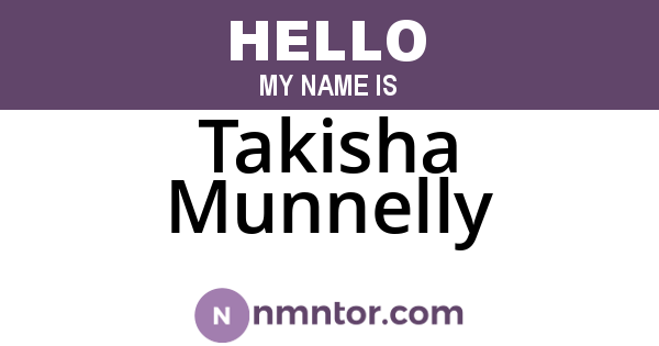 Takisha Munnelly