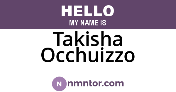 Takisha Occhuizzo