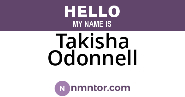 Takisha Odonnell