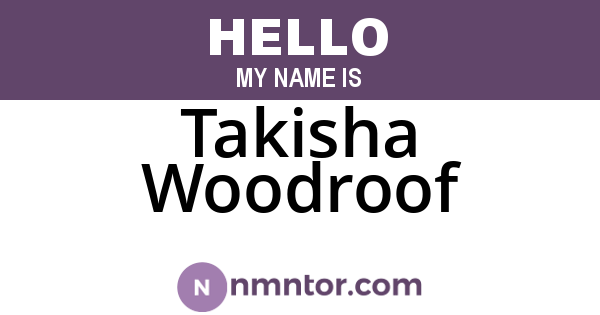 Takisha Woodroof