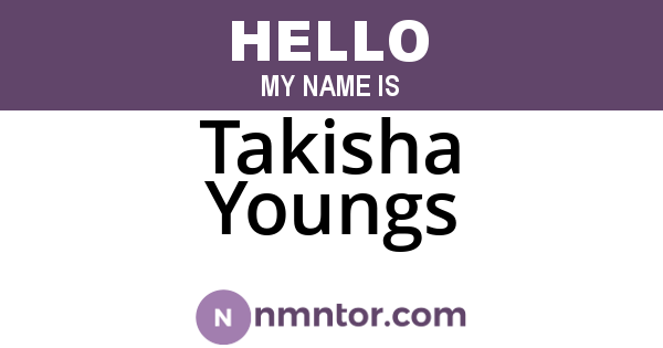 Takisha Youngs