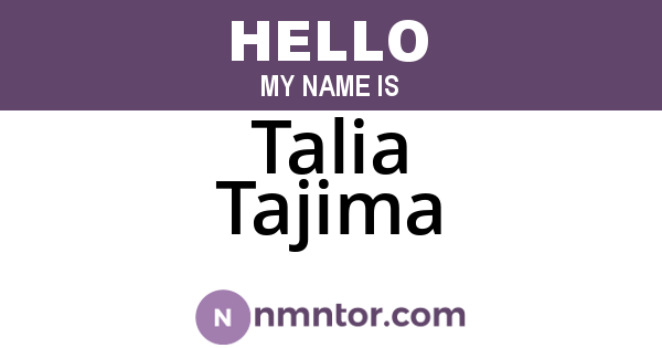 Talia Tajima