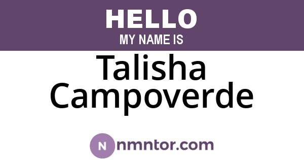 Talisha Campoverde