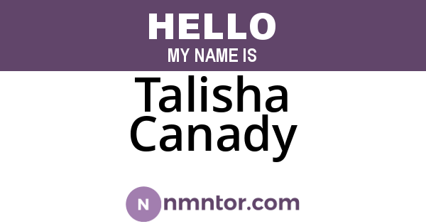 Talisha Canady