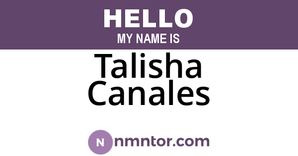 Talisha Canales