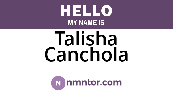 Talisha Canchola
