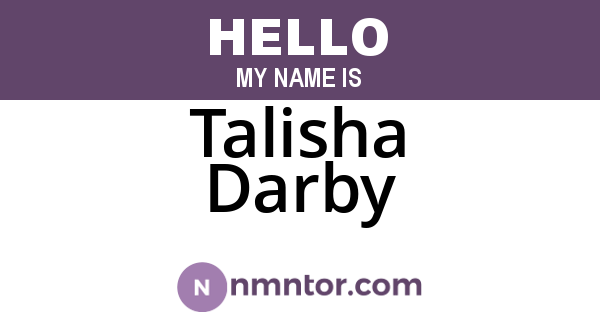 Talisha Darby