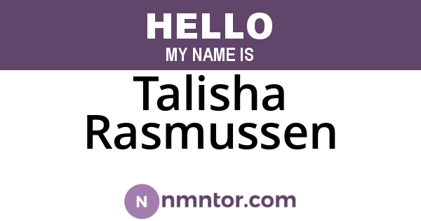 Talisha Rasmussen