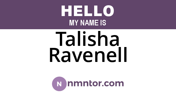 Talisha Ravenell