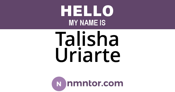 Talisha Uriarte