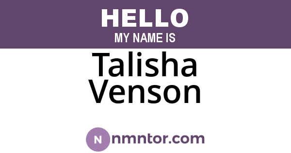 Talisha Venson